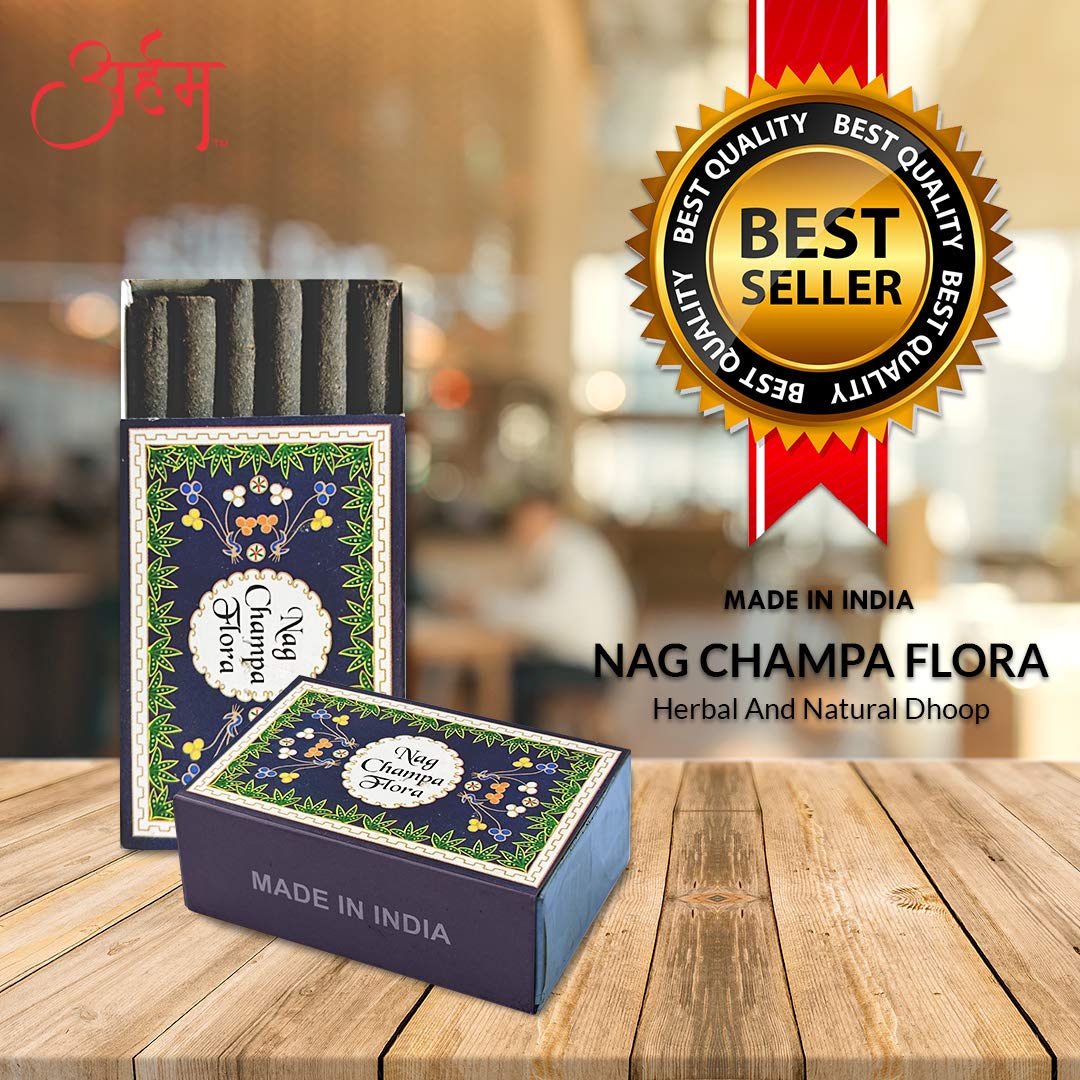 Arham Nag Champa Flora Dhoop Sticks (Pack of 6)